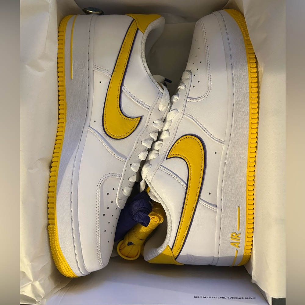 Kobe Bryant x Air Force 1 Low Retro ‘Lakers Home’ Varsity Maize and Purple